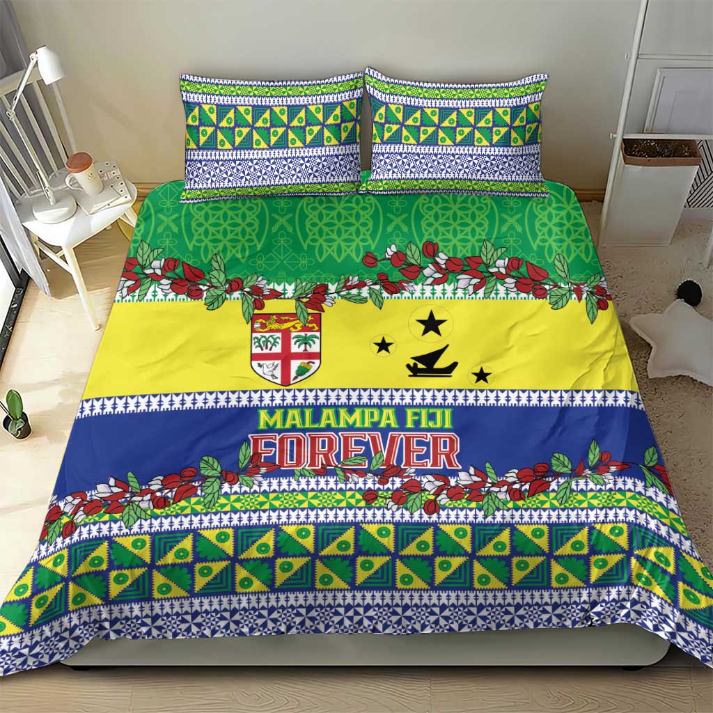 Malampa Fiji Forever Bedding Set Tagimoucia Polynesian Sand Drawing LT9 - Polynesian Pride