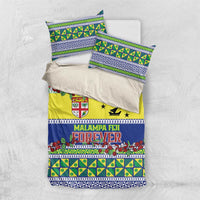 Malampa Fiji Forever Bedding Set Tagimoucia Polynesian Sand Drawing LT9 US Twin 172cm x 218cm Yellow - Polynesian Pride