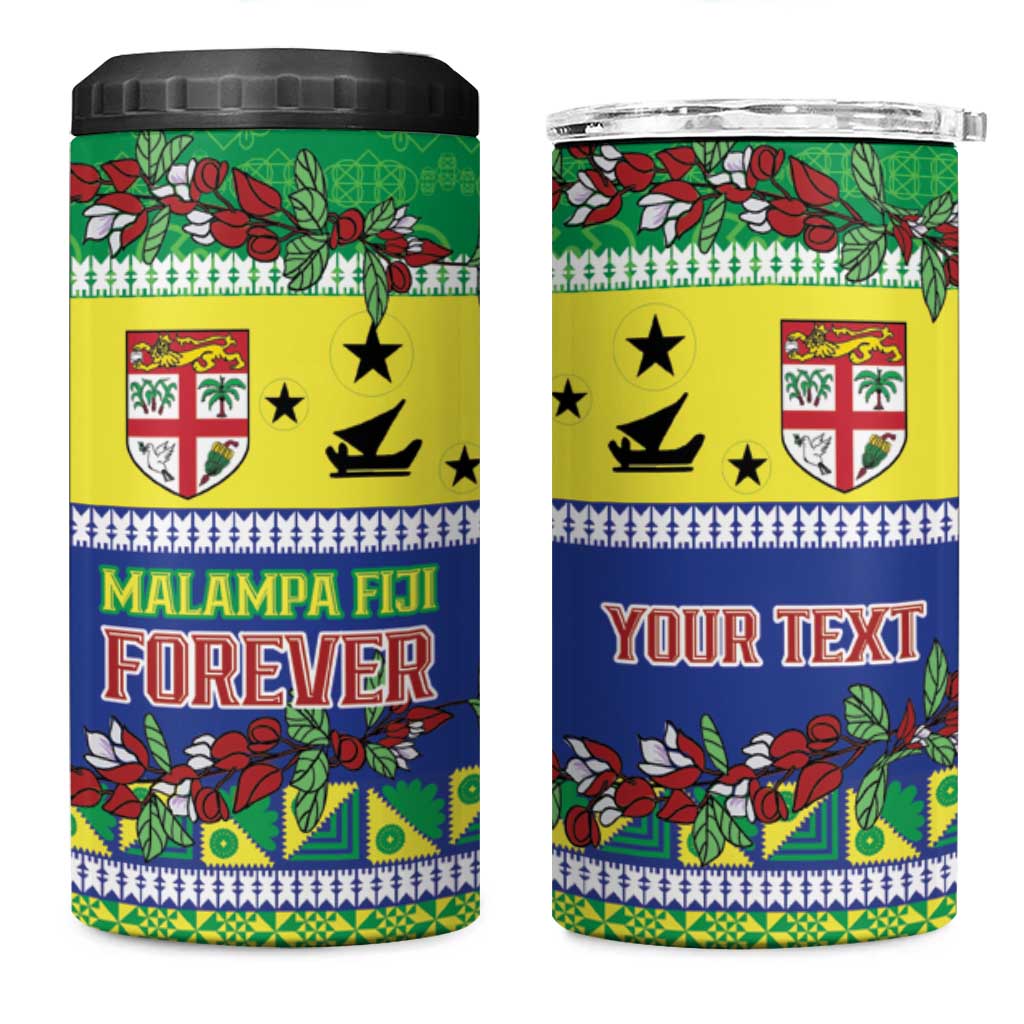 Personalised Malampa Fiji Forever 4 in 1 Can Cooler Tumbler Tagimoucia Polynesian Sand Drawing LT9 One Size: 16 oz Yellow - Polynesian Pride