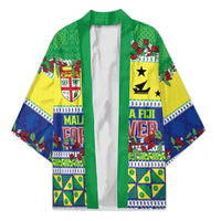 Personalised Malampa Fiji Forever Kimono Tagimoucia Polynesian Sand Drawing LT9 Unisex Yellow - Polynesian Pride