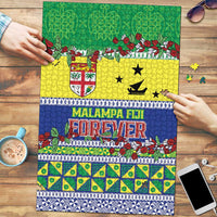 Malampa Fiji Forever Puzzle Tagimoucia Polynesian Sand Drawing LT9 Yellow - Polynesian Pride