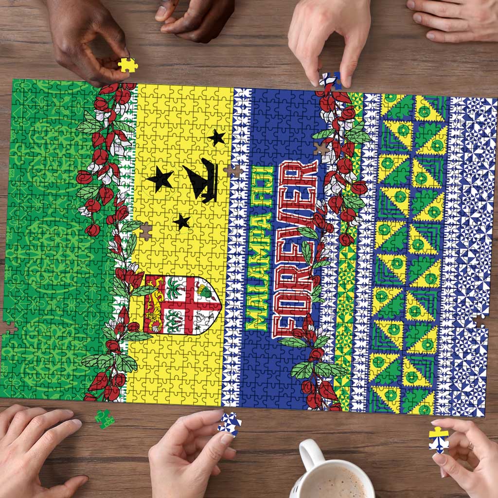 Malampa Fiji Forever Puzzle Tagimoucia Polynesian Sand Drawing LT9 - Polynesian Pride