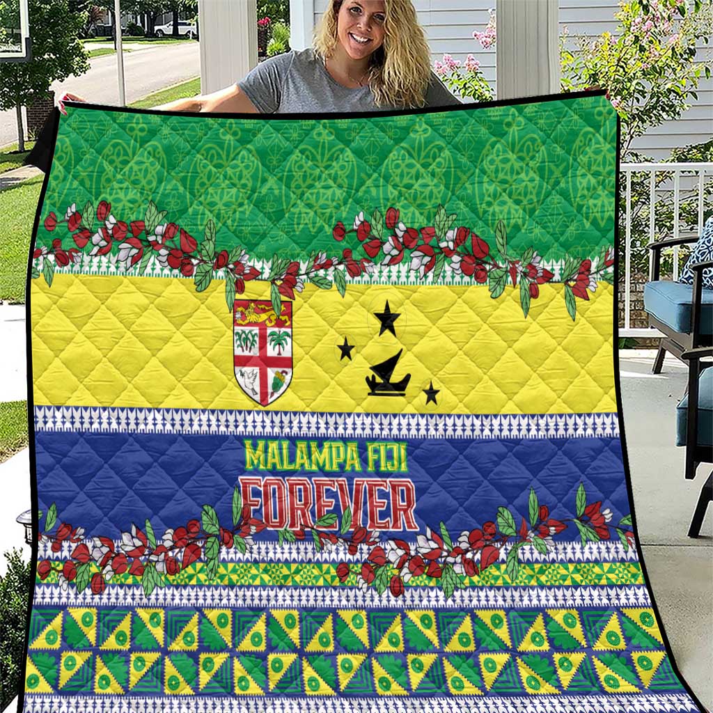Malampa Fiji Forever Quilt Tagimoucia Polynesian Sand Drawing LT9 Yellow - Polynesian Pride