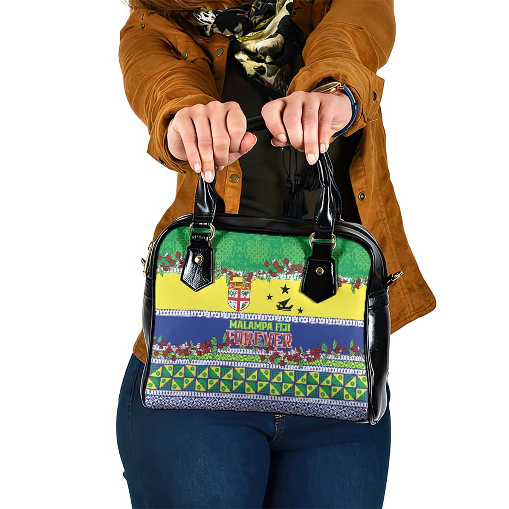 Malampa Fiji Forever Shoulder Handbag Tagimoucia Polynesian Sand Drawing LT9 One Size Yellow - Polynesian Pride