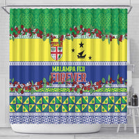 Malampa Fiji Forever Shower Curtain Tagimoucia Polynesian Sand Drawing LT9 - Polynesian Pride