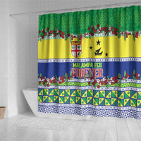 Malampa Fiji Forever Shower Curtain Tagimoucia Polynesian Sand Drawing LT9 - Polynesian Pride