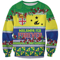Personalised Malampa Fiji Forever Sweatshirt Tagimoucia Polynesian Sand Drawing LT9 Unisex Yellow - Polynesian Pride