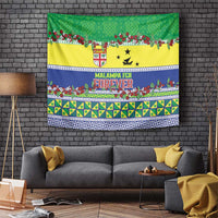 Malampa Fiji Forever Tapestry Tagimoucia Polynesian Sand Drawing LT9 Yellow - Polynesian Pride