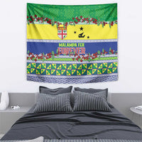 Malampa Fiji Forever Tapestry Tagimoucia Polynesian Sand Drawing LT9 - Polynesian Pride