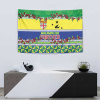 Malampa Fiji Forever Tapestry Tagimoucia Polynesian Sand Drawing LT9 - Polynesian Pride