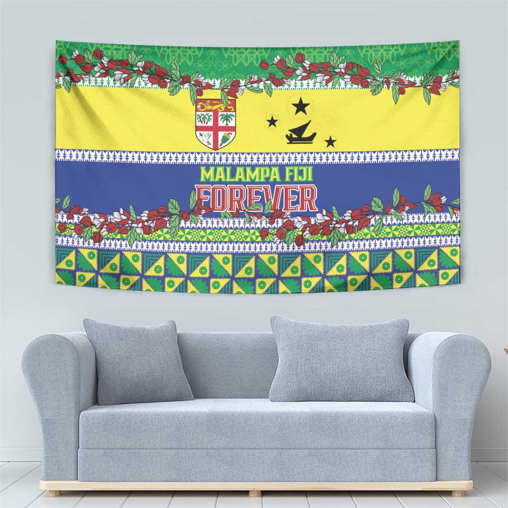 Malampa Fiji Forever Tapestry Tagimoucia Polynesian Sand Drawing LT9 - Polynesian Pride