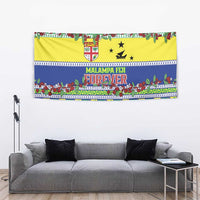Malampa Fiji Forever Tapestry Tagimoucia Polynesian Sand Drawing LT9 - Polynesian Pride