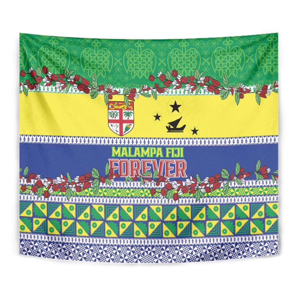 Malampa Fiji Forever Tapestry Tagimoucia Polynesian Sand Drawing LT9 - Polynesian Pride