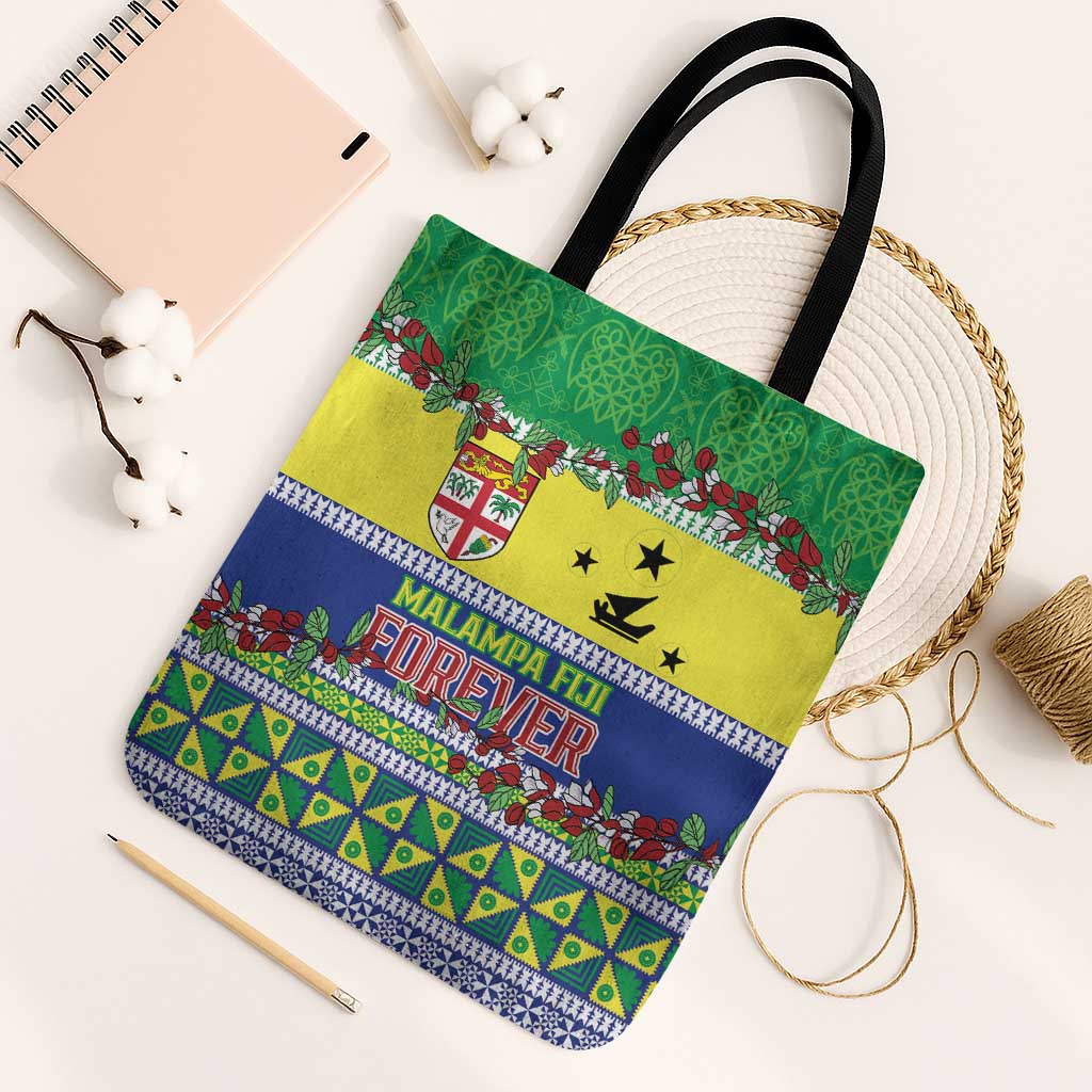 Malampa Fiji Forever Tote Bag Tagimoucia Polynesian Sand Drawing LT9 Black Strap One Size Yellow - Polynesian Pride