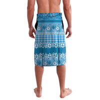 Hawaiian Hibiscus Honu Lavalava Blue Mele Kalikimaka Palaka Spirit LT9 - Polynesian Pride