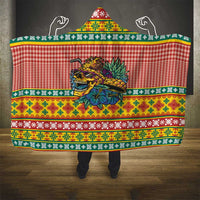 Hawaiian Pineapples Skull Hooded Blanket Mele Kalikimaka Palaka Quilt Pattern LT9 - Polynesian Pride