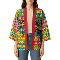 Hawaiian Pineapples Skull Kimono Mele Kalikimaka Palaka Quilt Pattern LT9 - Polynesian Pride