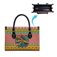 Hawaiian Pineapples Skull Leather Bag Mele Kalikimaka Palaka Quilt Pattern LT9 - Polynesian Pride