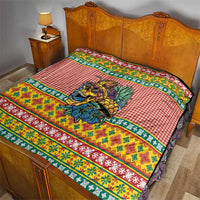 Hawaiian Pineapples Skull Quilt Mele Kalikimaka Palaka Quilt Pattern LT9 - Polynesian Pride