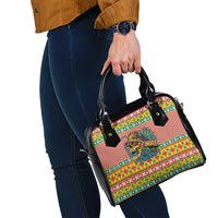 Hawaiian Pineapples Skull Shoulder Handbag Mele Kalikimaka Palaka Quilt Pattern LT9 - Polynesian Pride