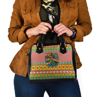 Hawaiian Pineapples Skull Shoulder Handbag Mele Kalikimaka Palaka Quilt Pattern LT9 - Polynesian Pride
