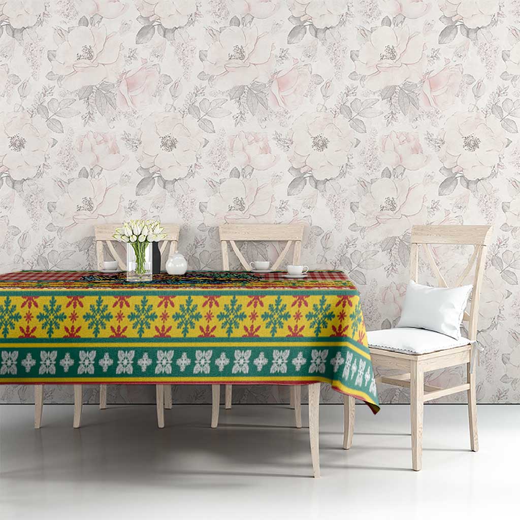 Hawaiian Pineapples Skull Tablecloth Mele Kalikimaka Palaka Quilt Pattern LT9 - Polynesian Pride