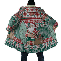 Hawaiian Funny Santa Surf Cloak Mele Kalikimaka Palaka Quilt Pattern LT9 - Polynesian Pride
