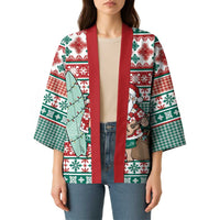 Hawaiian Funny Santa Surf Kimono Mele Kalikimaka Palaka Quilt Pattern LT9 - Polynesian Pride