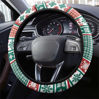 Hawaiian Funny Santa Surf Steering Wheel Cover Mele Kalikimaka Palaka Quilt Pattern LT9 - Polynesian Pride