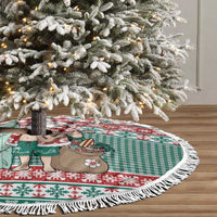 Hawaiian Funny Santa Surf Tree Skirt Mele Kalikimaka Palaka Quilt Pattern LT9 - Polynesian Pride
