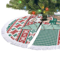 Hawaiian Funny Santa Surf Tree Skirt Mele Kalikimaka Palaka Quilt Pattern LT9 - Polynesian Pride