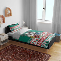 Hawaiian Skull Surfs Bedding Set Mele Kalikimaka Palaka Quilt Pattern LT9 - Polynesian Pride