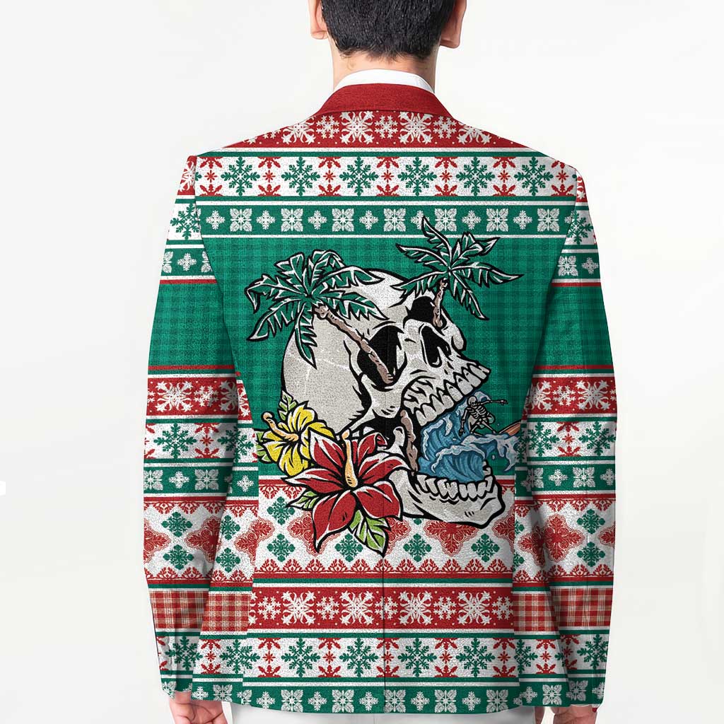 Hawaiian Skull Surfs Blazer Mele Kalikimaka Palaka Quilt Pattern LT9 - Polynesian Pride