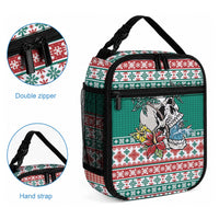 Hawaiian Skull Surfs Lunch Bag Mele Kalikimaka Palaka Quilt Pattern LT9 - Polynesian Pride