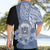 Aloha Vintage Hawaii Tribal Hawaiian Shirt Blue Style LT9 - Polynesian Pride