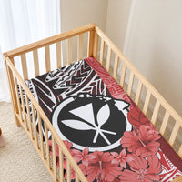 Aloha Vintage Hawaii Tribal Baby Bed Cover Red Style LT9 - Polynesian Pride