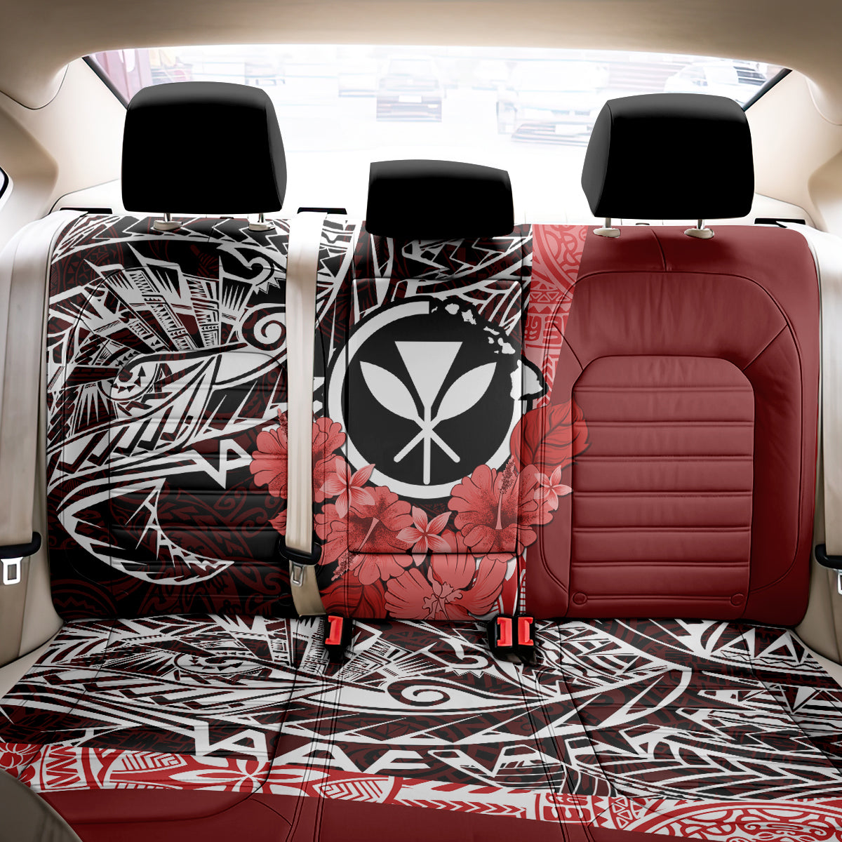 Aloha Vintage Hawaii Tribal Back Car Seat Cover Red Style LT9 - Polynesian Pride