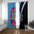 Bula Fiji Vintage Fijian Masi Pattern Window Curtain Blue Unique LT9 With Grommets Blue - Polynesian Pride