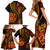 Vintage Tonga Malo E Lelei Ngatu Pattern Family Matching Short Sleeve Bodycon Dress and Hawaiian Shirt LT9 - Polynesian Pride