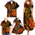 Vintage Tonga Malo E Lelei Ngatu Pattern Family Matching Summer Maxi Dress and Hawaiian Shirt LT9 - Polynesian Pride