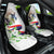 Philippines Eagle and Sampaguita Flowers Car Seat Cover Polynesian Pattern