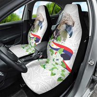Philippines Eagle and Sampaguita Flowers Car Seat Cover Polynesian Pattern LT9 - Polynesian Pride