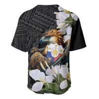 Philippines Eagle with Coat Of Arm Baseball Jersey Simple Sampaguita Jasmine LT9 - Polynesian Pride
