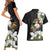 Philippines Eagle with Coat Of Arm Couples Matching Short Sleeve Bodycon Dress and Hawaiian Shirt Simple Sampaguita Jasmine