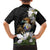 Philippines Eagle with Coat Of Arm Family Matching Off Shoulder Maxi Dress and Hawaiian Shirt Simple Sampaguita Jasmine