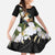 Philippines Eagle with Coat Of Arm Family Matching Short Sleeve Bodycon Dress and Hawaiian Shirt Simple Sampaguita Jasmine