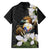 Philippines Eagle with Coat Of Arm Family Matching Short Sleeve Bodycon Dress and Hawaiian Shirt Simple Sampaguita Jasmine