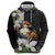 Philippines Eagle with Coat Of Arm Hoodie Simple Sampaguita Jasmine