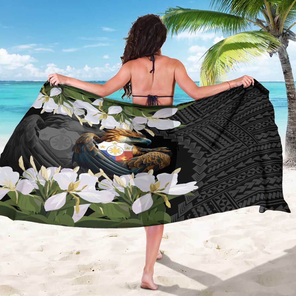 Philippines Eagle with Coat Of Arm Sarong Simple Sampaguita Jasmine LT9 - Polynesian Pride