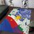 Philippines Flag Area Rug Sampaguita Jasmine with Polynesian Tribal